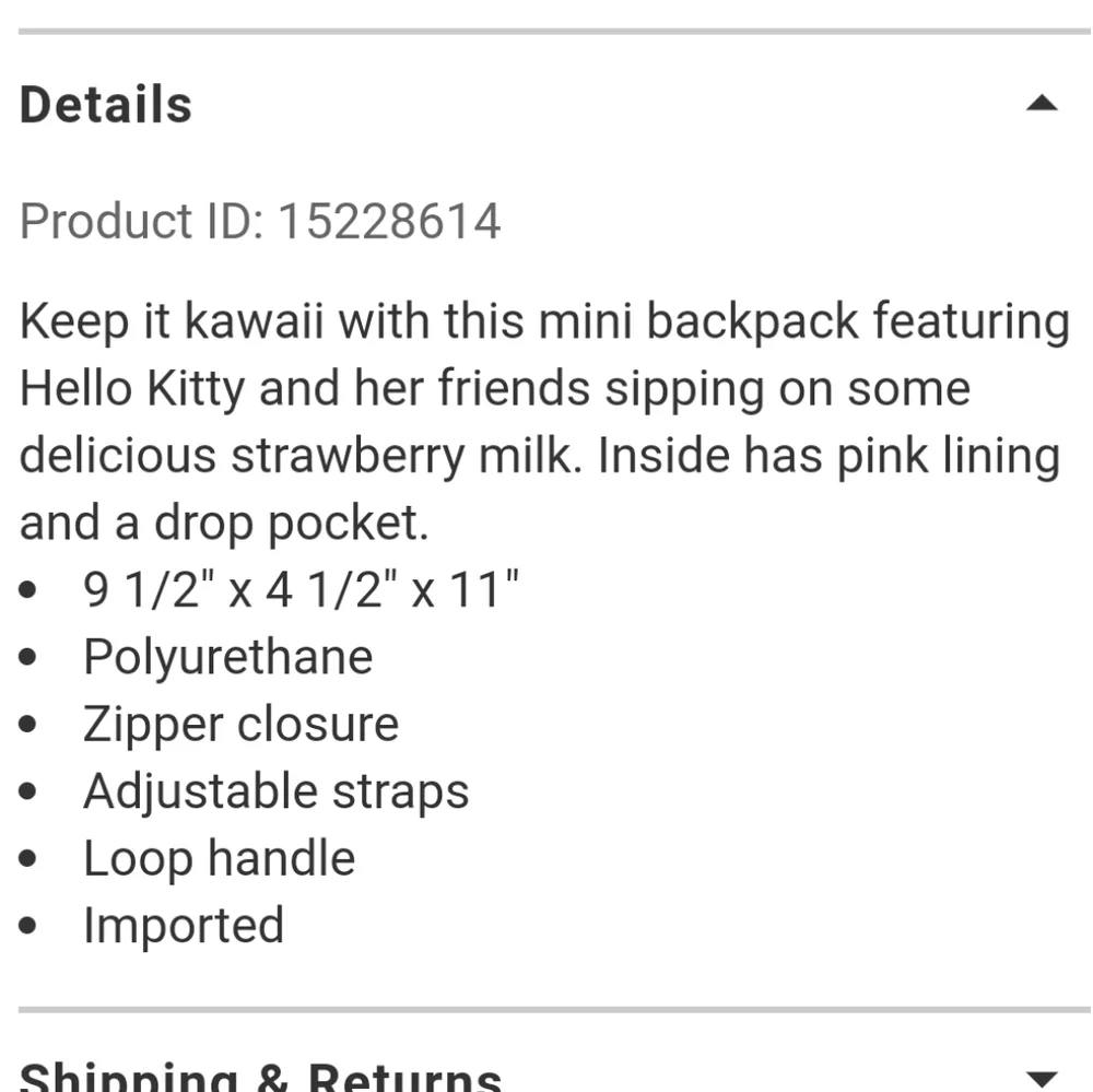 NWT Loungefly Hello Kitty Sanrio Kawaii Strawberry Milk Backpack